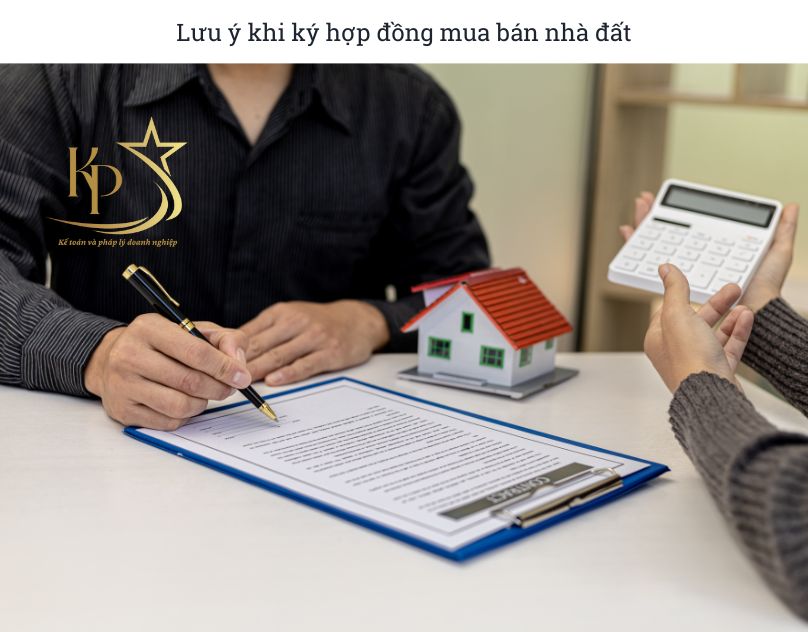 Lưu ý khi ký hợp đồng mua bán nhà đất