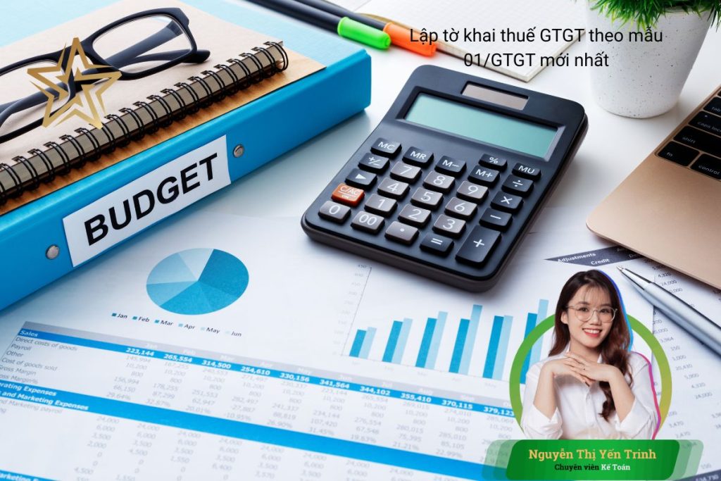 Lập tờ khai thuế GTGT theo mẫu 01_GTGT mới nhất